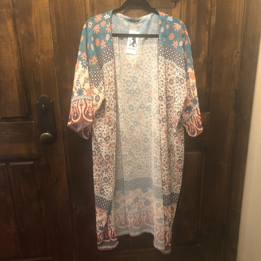 Floral kimono